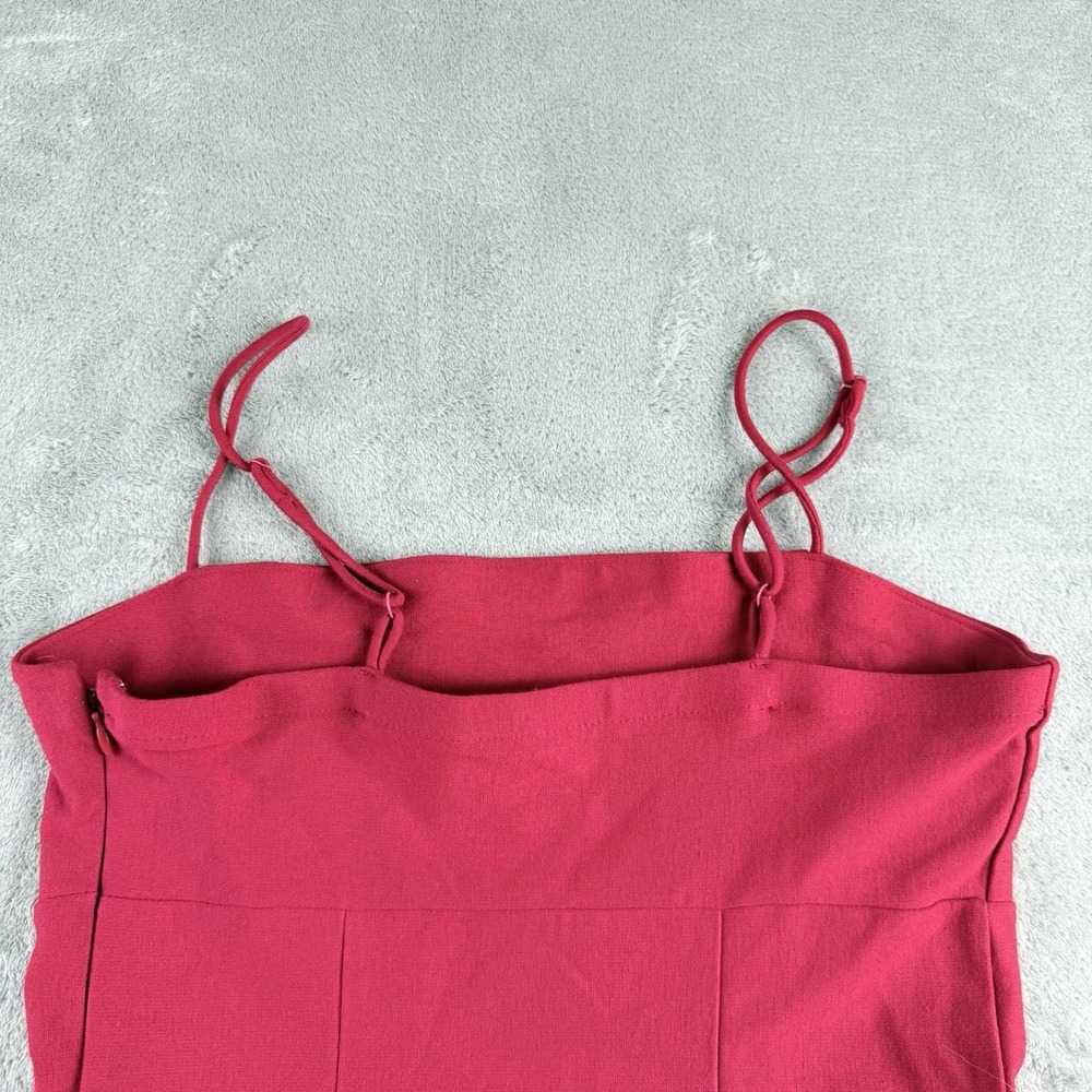 Urban Outfitters Mini Dress Womens Medium Red Adjustable Thin Straps Stretch Y2K - Picture 13 of 14